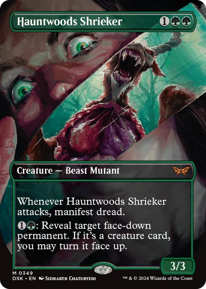 0349 Hauntwoods Shrieker (Borderless) M Duskmourn: House of Horror