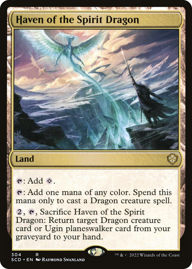 0304 Haven of the Spirit Dragon R Starter Commander Decks
