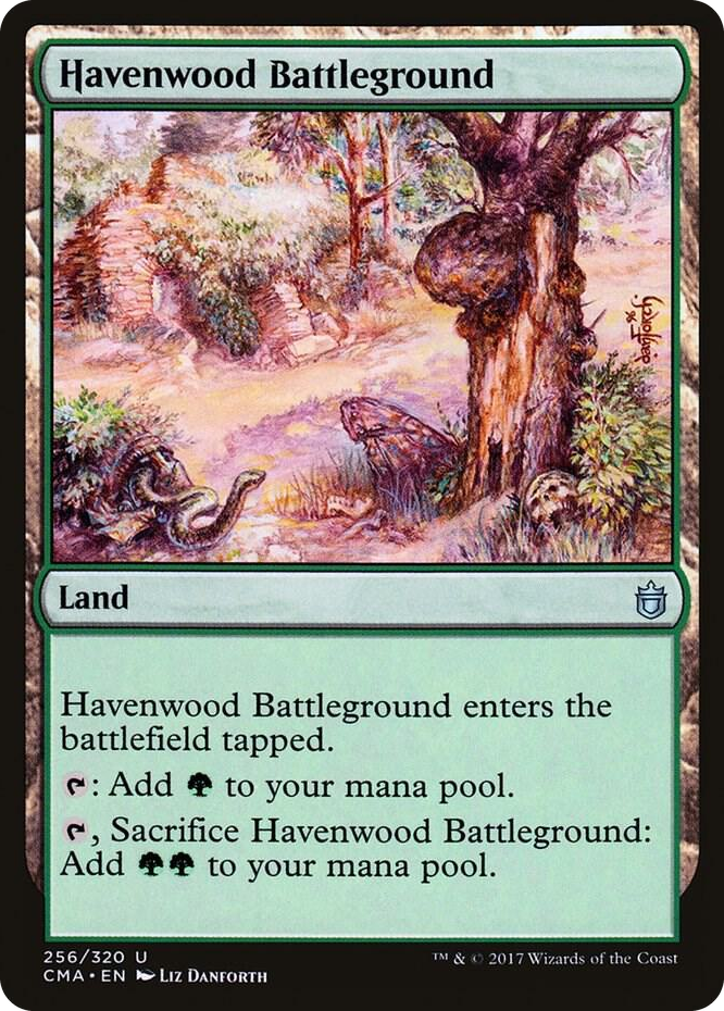 Havenwood Battleground #256 U - Commander Anthology Pokemon card