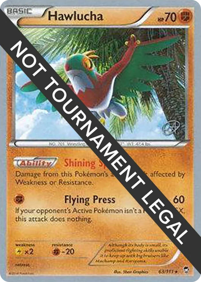 0063 Hawlucha - 2015 (Rowan Stavenow) Rare World Championship Decks