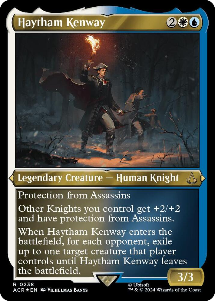 0238 Haytham Kenway (Foil Etched) R Universes Beyond: Assassin's Creed