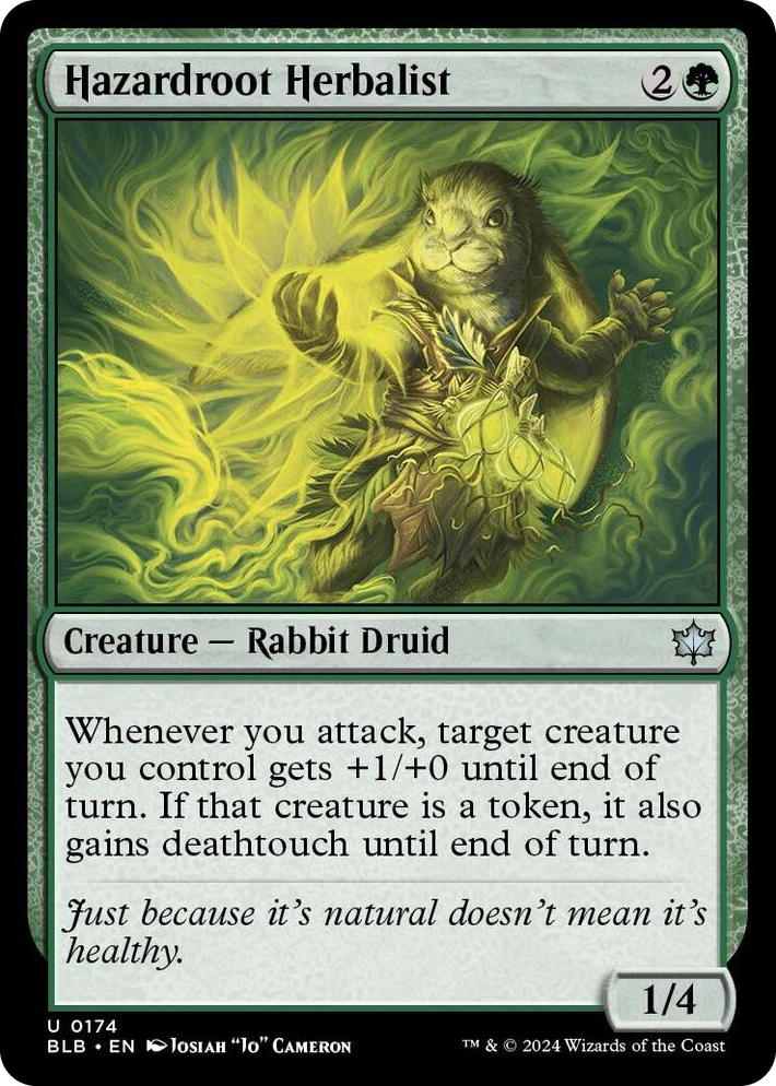 0174 Hazardroot Herbalist U Bloomburrow