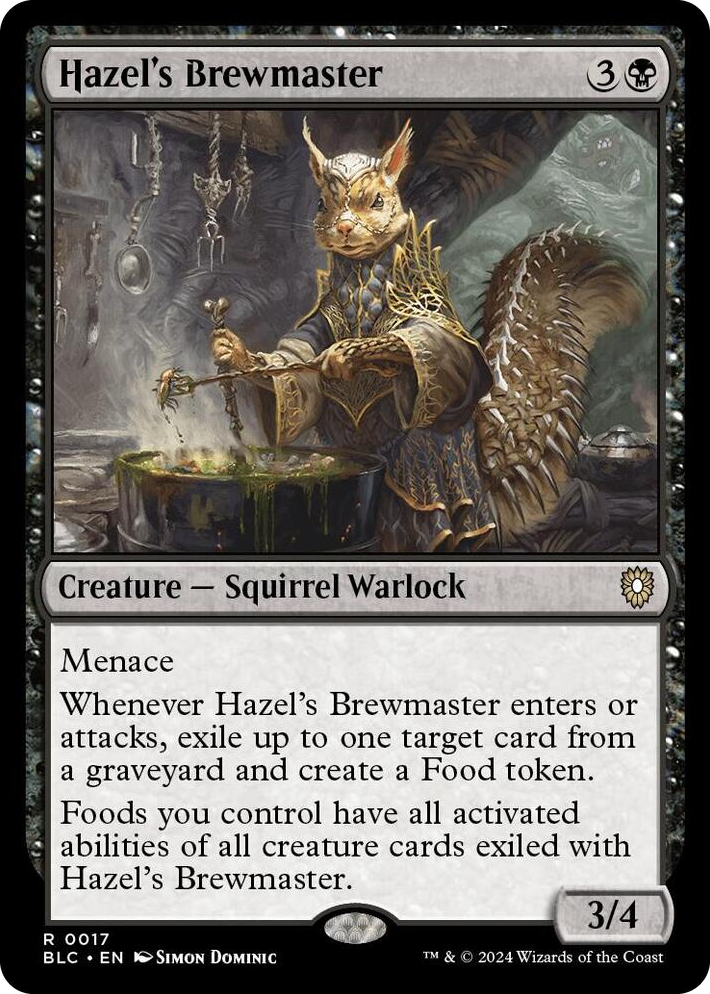 0017 Hazel's Brewmaster R Commander: Bloomburrow