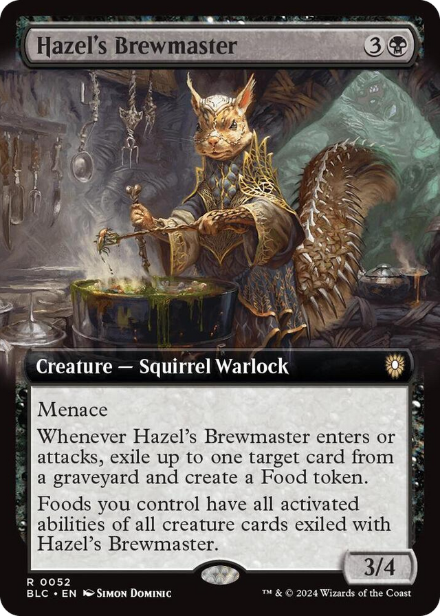 0052 Hazel's Brewmaster (Extended Art) R Commander: Bloomburrow