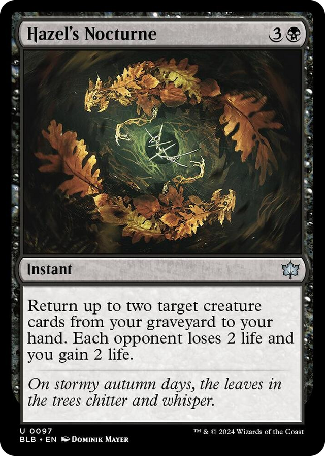 0097 Hazel's Nocturne U Bloomburrow