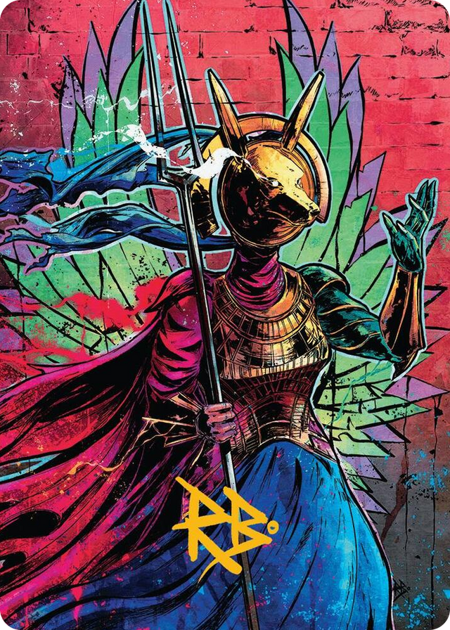 0052 Hazoret, Godseeker Art Card (Gold-Stamped Signature) S Art Series: Aetherdrift