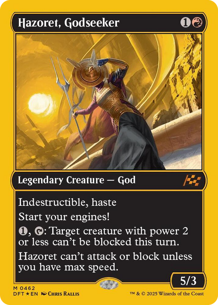 Hazoret, Godseeker (First-Place Foil) #462 M - Aetherdrift Pokemon card