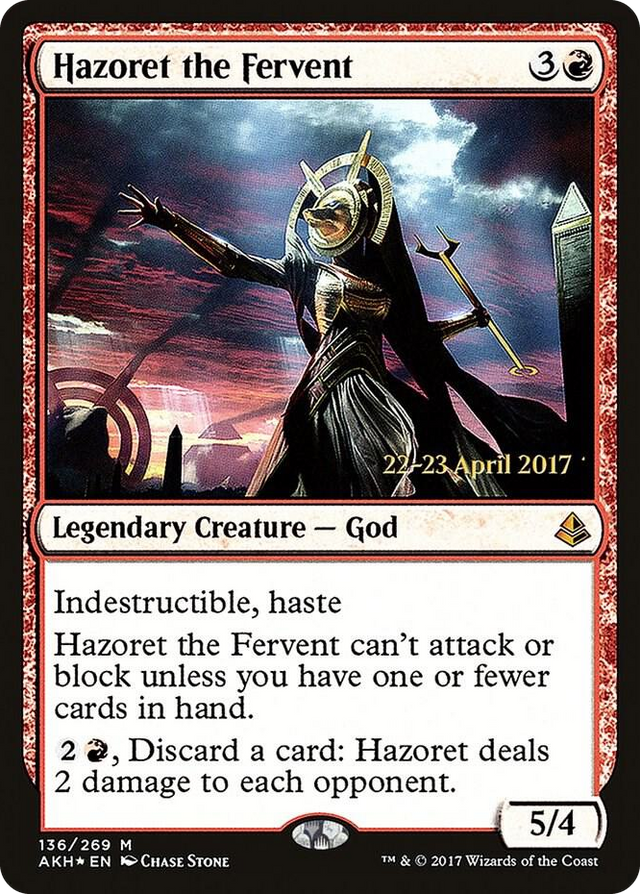 0136 Hazoret the Fervent M Prerelease Cards