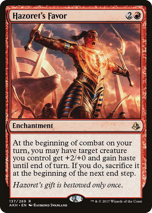 0137 Hazoret's Favor R Amonkhet