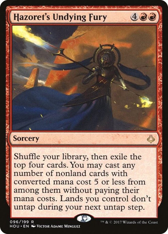 Hazoret's Undying Fury #96 R - Hour of Devastation Pokemon card