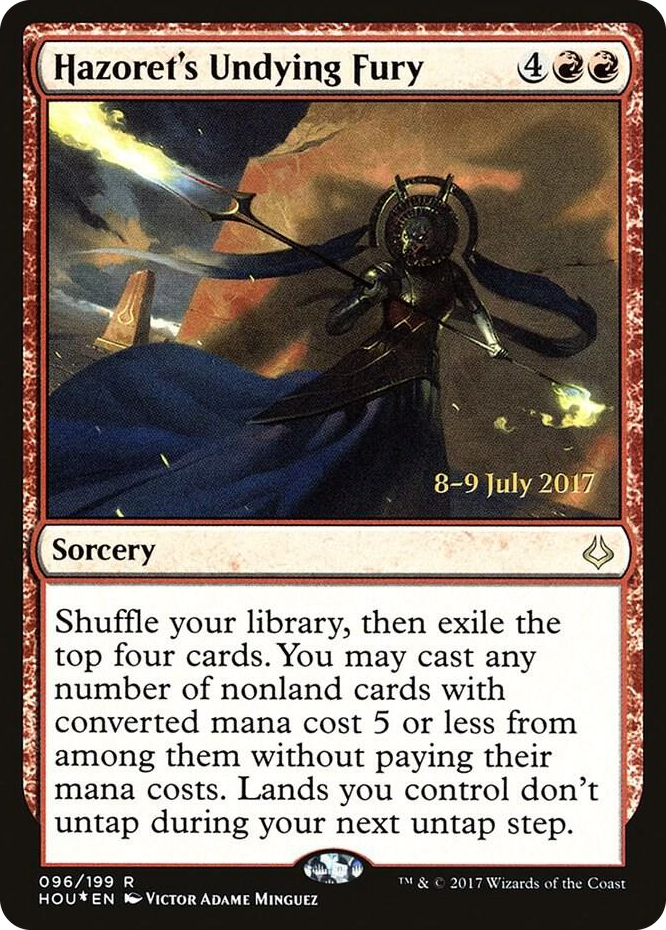 0096 Hazoret's Undying Fury R Prerelease Cards