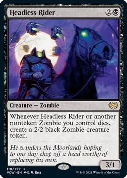 0118 Headless Rider R Innistrad: Crimson Vow