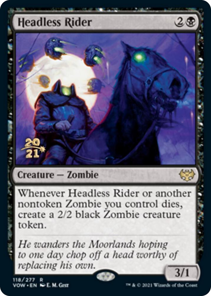 Headless Rider #118 R - Prerelease Cards Pokemon card