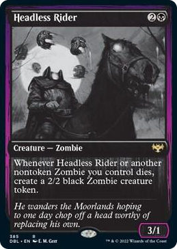 0385 Headless Rider R Innistrad: Double Feature