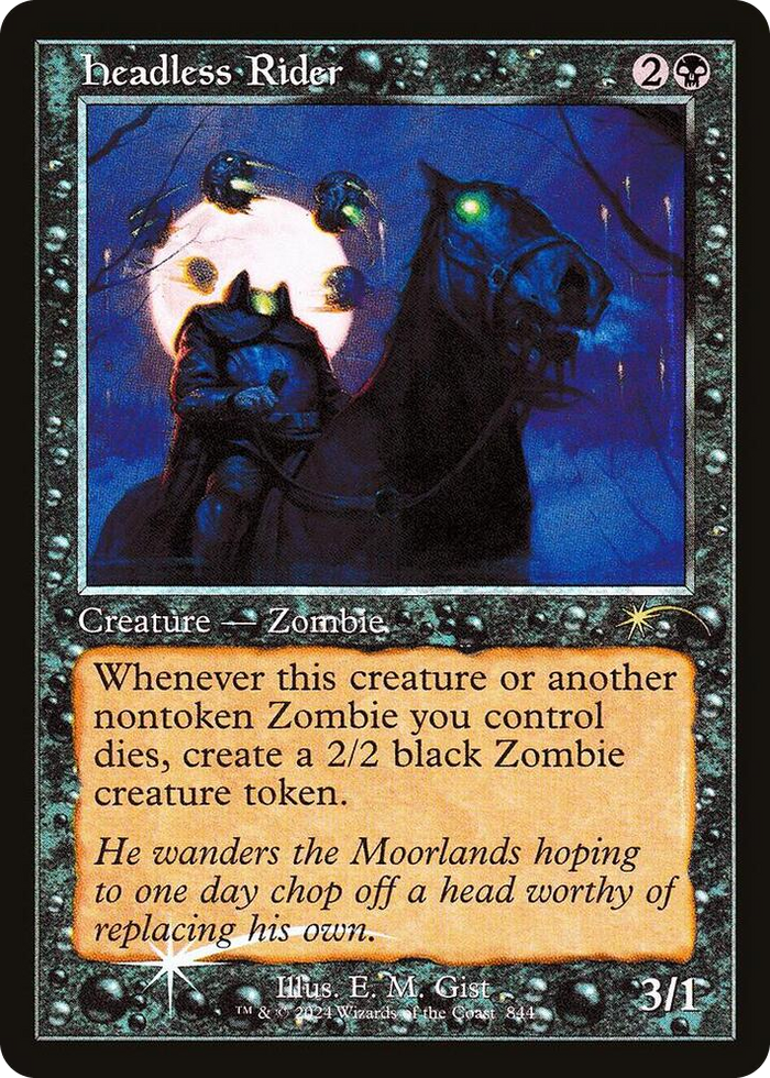 Headless Rider (Retro Frame) #844 R - Secret Lair Drop Series Pokemon card