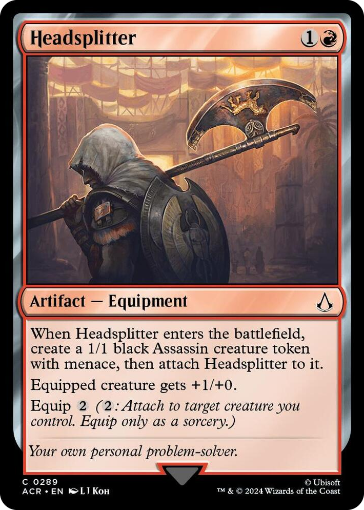 0289 Headsplitter C Universes Beyond: Assassin's Creed