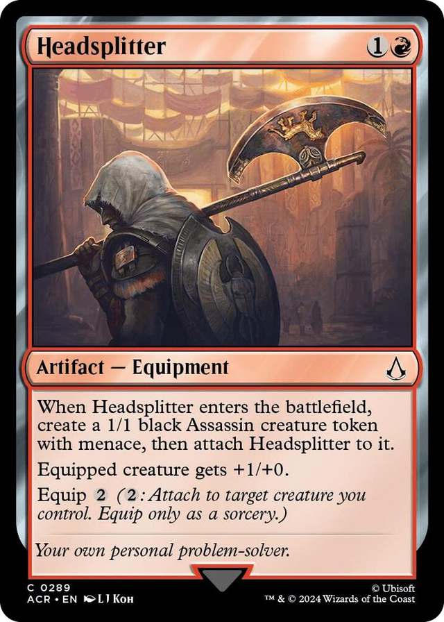 0289 Headsplitter C Universes Beyond: Assassin's Creed