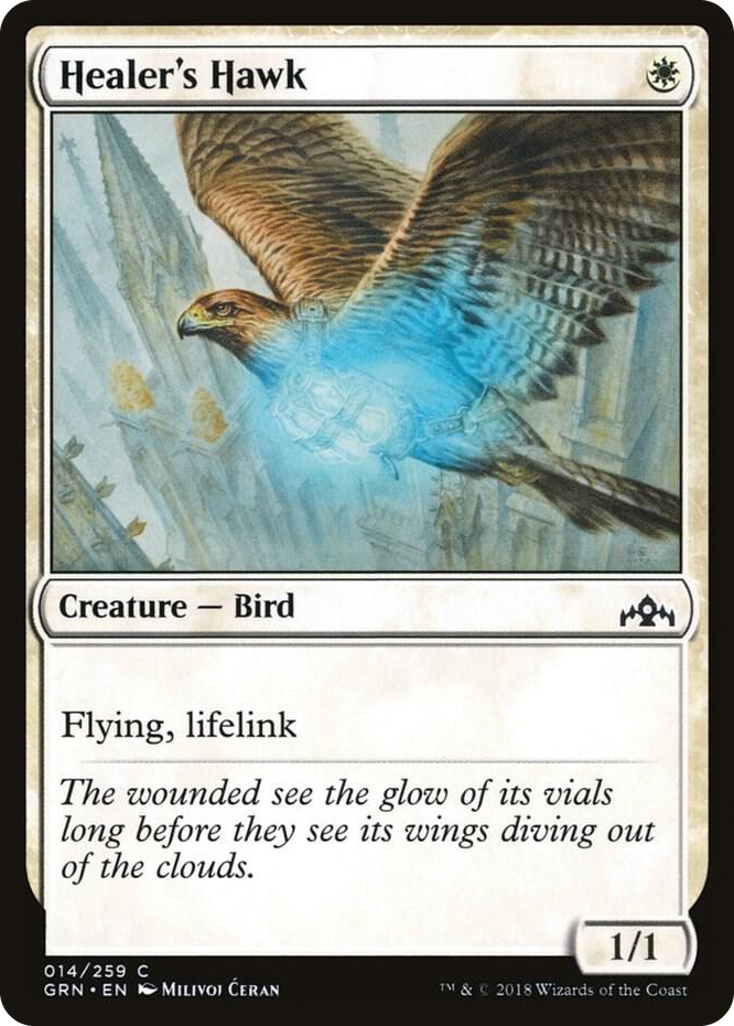 0014 Healer's Hawk C Guilds of Ravnica