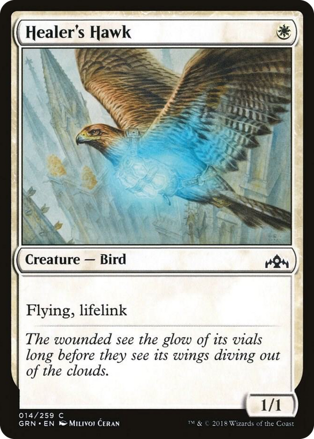 0014 Healer's Hawk C Guilds of Ravnica