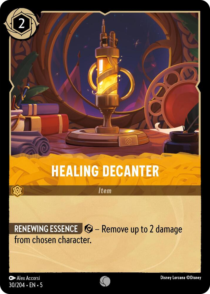 0030 Healing Decanter Common Shimmering Skies