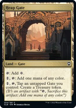 Heap Gate #354 C - Commander Legends: Battle for Baldur's Gate Pokemon card