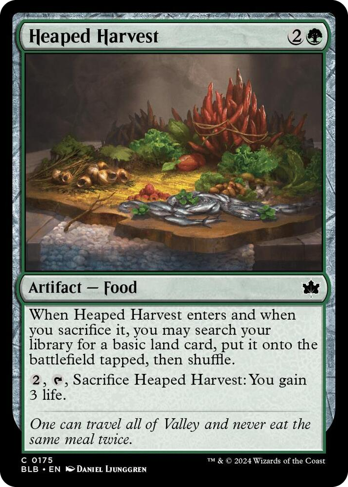 0175 Heaped Harvest C Bloomburrow