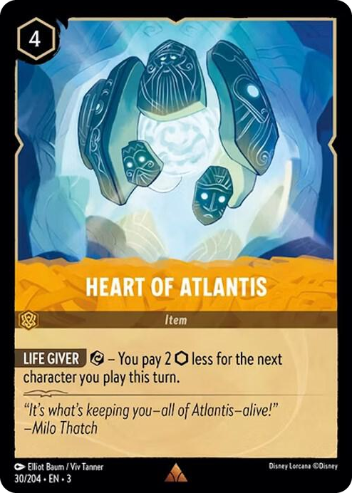 0030 Heart of Atlantis Rare Into the Inklands