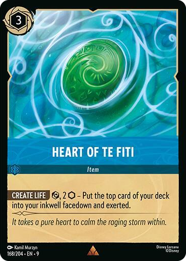0168 Heart of Te Fiti Rare Fabled