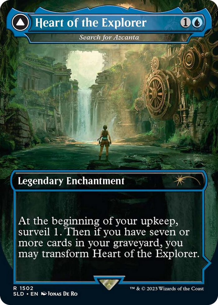 Heart of the Explorer - Search for Azcanta #1502 R - Secret Lair Drop Series Pokemon card
