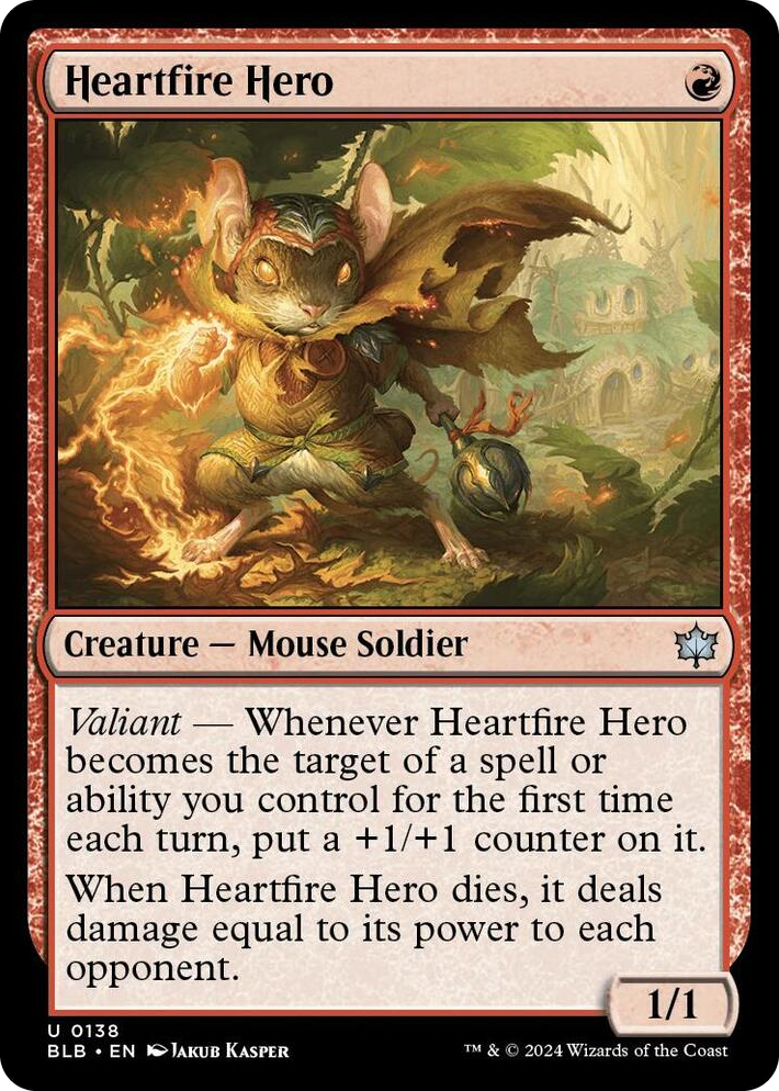 0138 Heartfire Hero U Bloomburrow