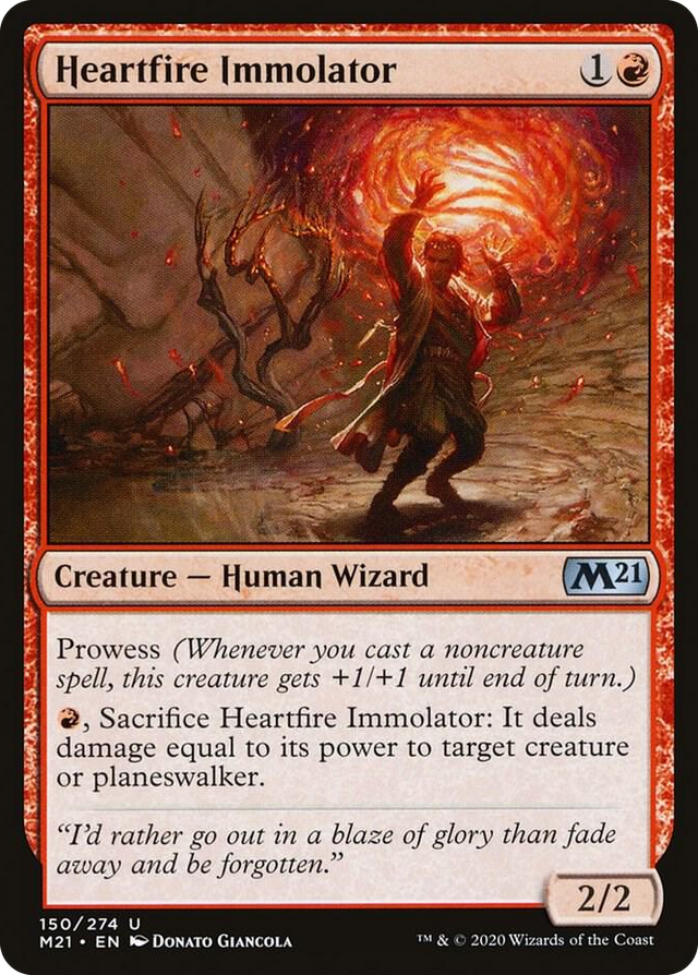 0150 Heartfire Immolator U Core Set 2021