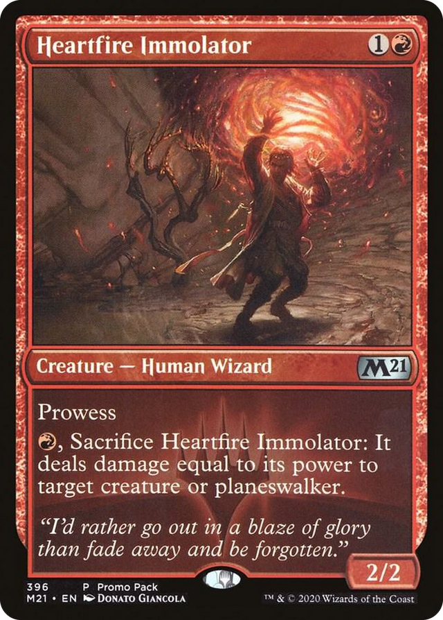 0396 Heartfire Immolator P Promo Pack: Core Set 2021