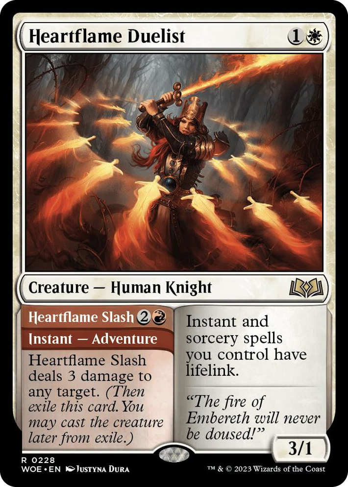 0228 Heartflame Duelist R Wilds of Eldraine