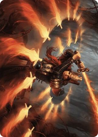 Heartflame Duelist Art Card #38 S - Art Series: Wilds of Eldraine Pokemon card