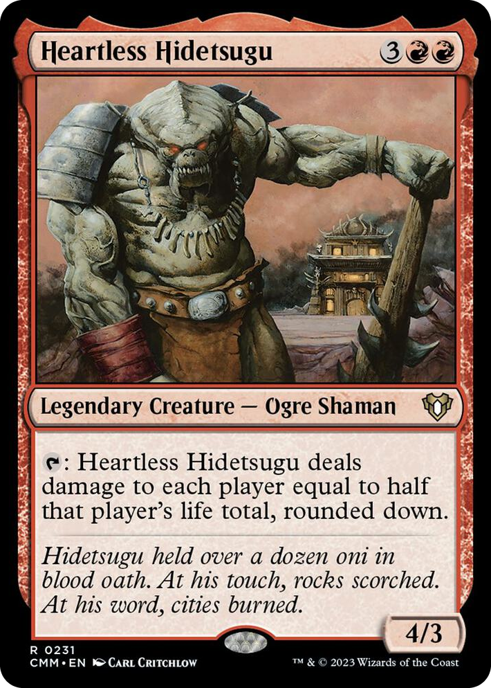 0231 Heartless Hidetsugu R Commander Masters