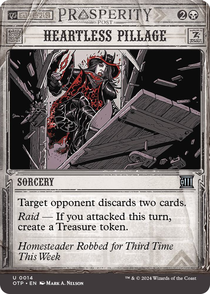 0014 Heartless Pillage U Outlaws of Thunder Junction: Breaking News