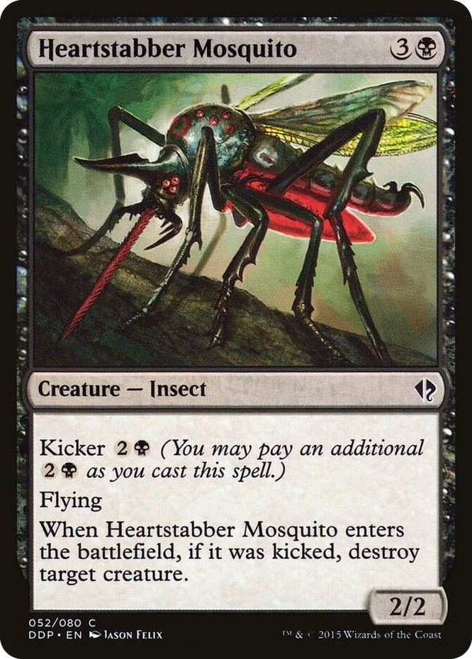 Heartstabber Mosquito #52 C - Duel Decks: Zendikar vs. Eldrazi Pokemon card