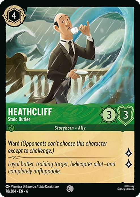 0078 Heathcliff - Stoic Butler Common Azurite Sea