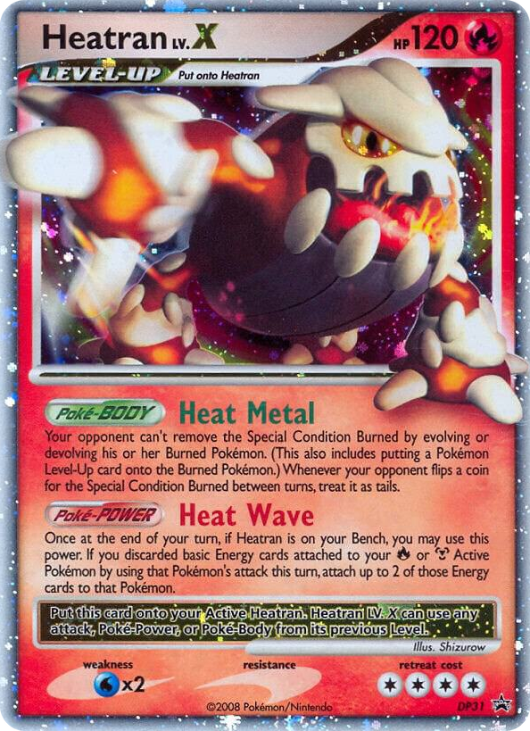 DP031 Heatran LV.X - DP31 Promo Diamond and Pearl Promos