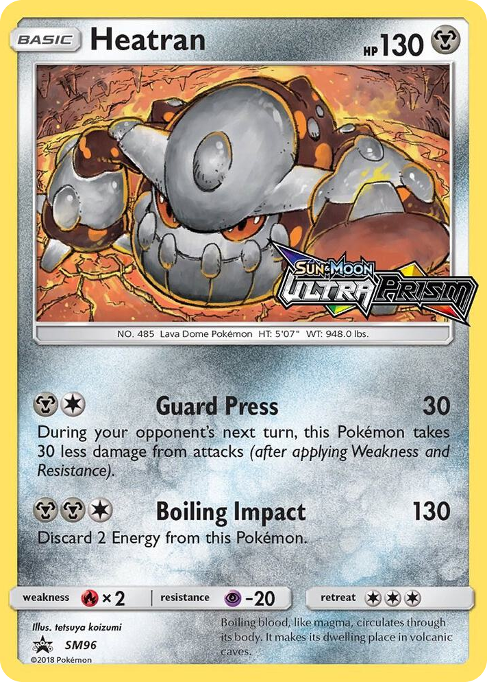 SM096 Heatran - SM96 (Prerelease) Promo SM Promos