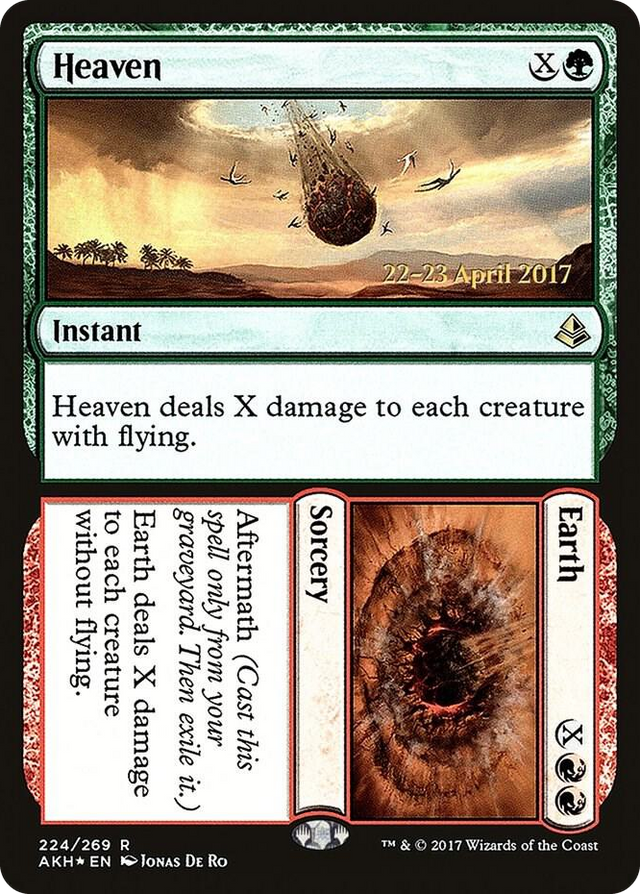 0224 Heaven // Earth R Prerelease Cards