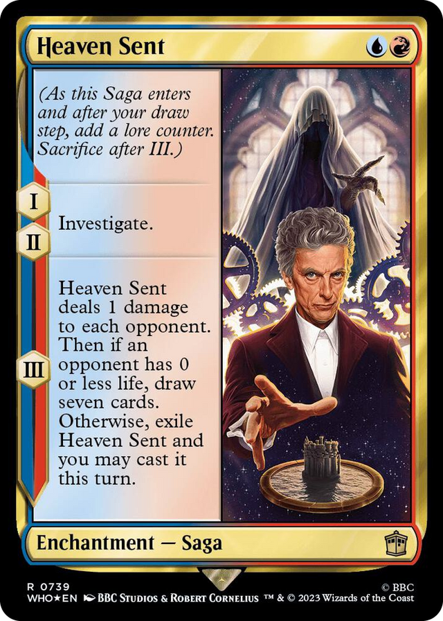 0739 Heaven Sent (Surge Foil) R Universes Beyond: Doctor Who