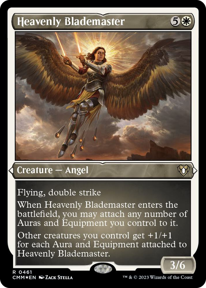 0461 Heavenly Blademaster (Foil Etched) R Commander Masters