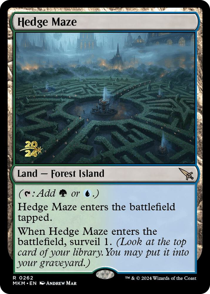 0262 Hedge Maze R Prerelease Cards