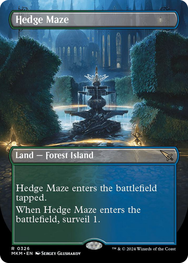 0326 Hedge Maze (Borderless) R Murders at Karlov Manor