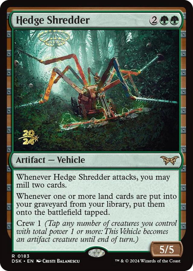 0183 Hedge Shredder R Prerelease Cards