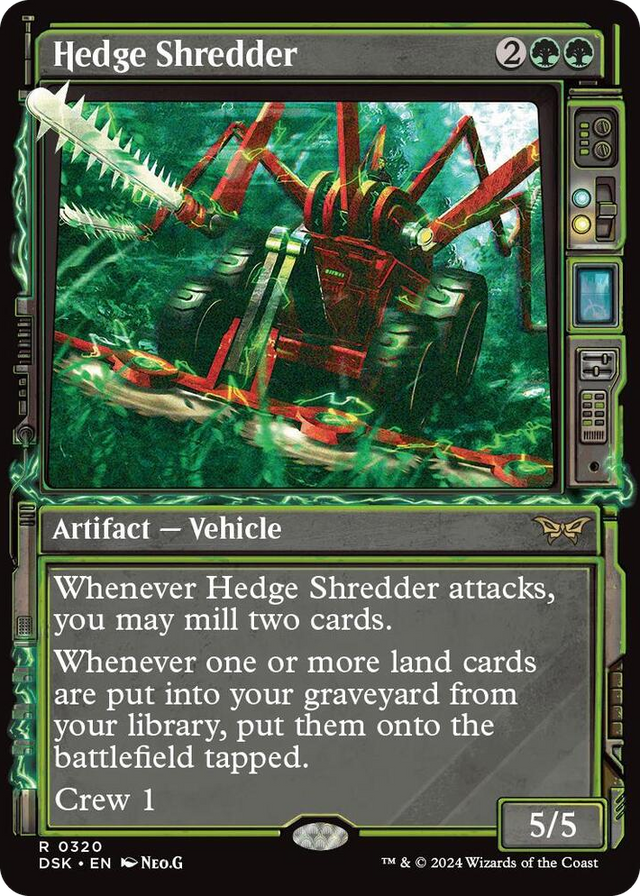 0320 Hedge Shredder (Showcase) R Duskmourn: House of Horror