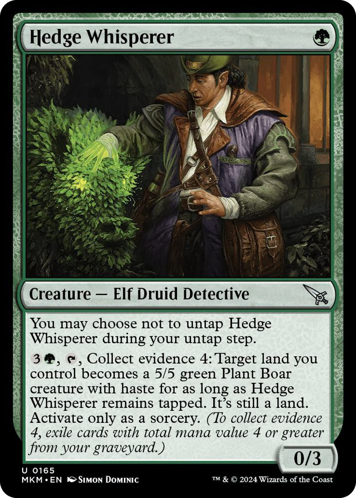 0165 Hedge Whisperer U Murders at Karlov Manor