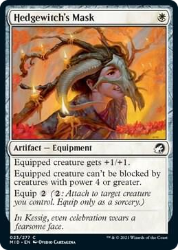 0023 Hedgewitch's Mask C Innistrad: Midnight Hunt