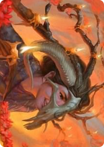 0017 Hedgewitch's Mask Art Card S Art Series: Innistrad: Midnight Hunt